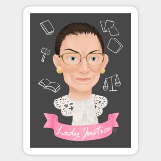 Lady Justice, RBG Sticker